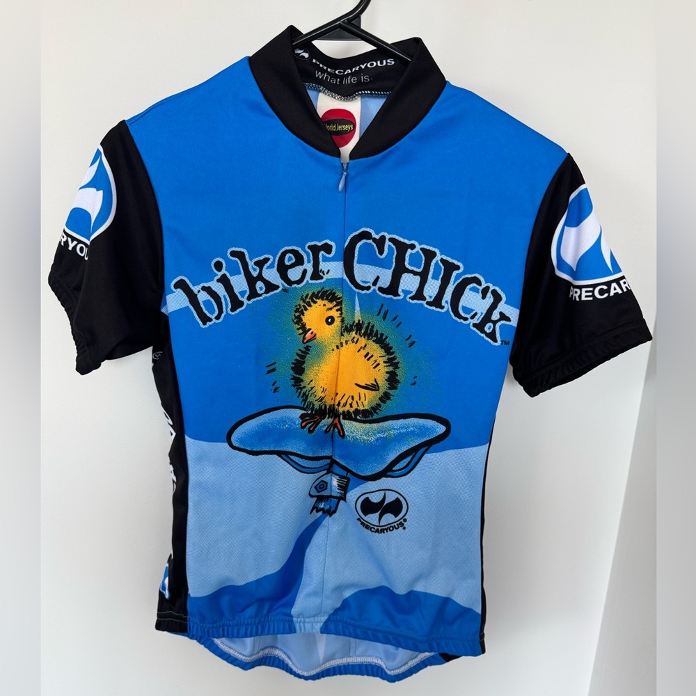 BIKER CHICK
WOMEN'S CYCLING
JERSEY BLUE